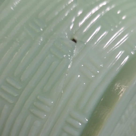 Mint Green Hen on Nest Dish Jadeit - Picture 7 of 15